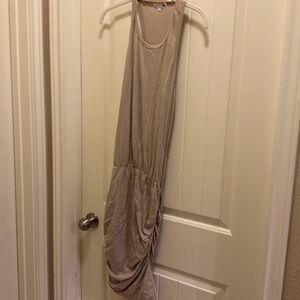 Sundry mini tank dress with ruching on sides